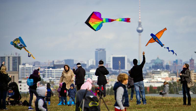 Picture: Kiting on Teufelsberg