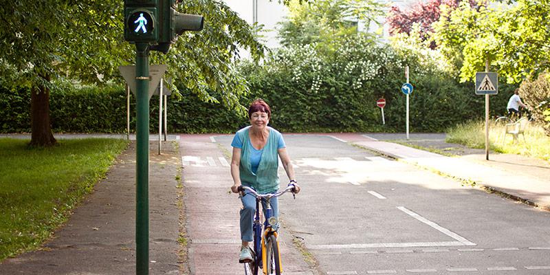 Foto: Radfahrschule für Erwachsene