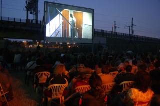 Foto: OpenAir-Kino der Kulturfabrik Moabit