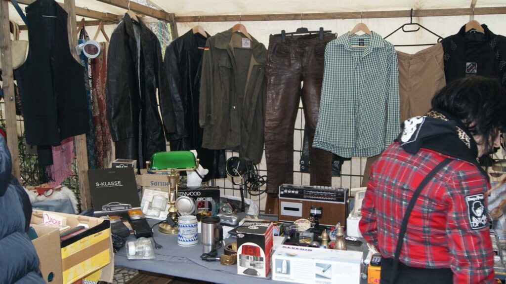 Foto: Trödelmarkt am Boxhagener Platz