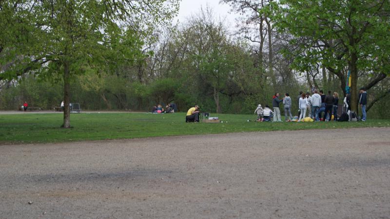 Picture: BBQ at Volkspark Friedrichshain