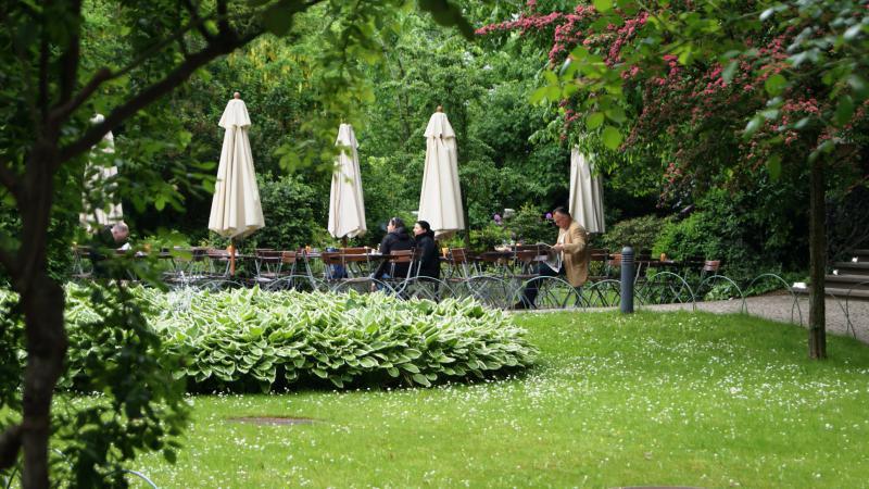 Foto: Café-Restaurant Wintergarten im Literaturhaus