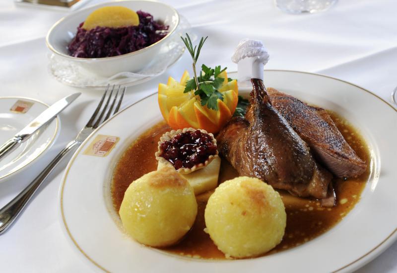 Picture: Rhenisch roast goose in Gaffelhaus