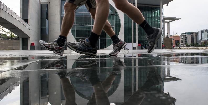 Foto: Joggingstrecke durch die Berliner City