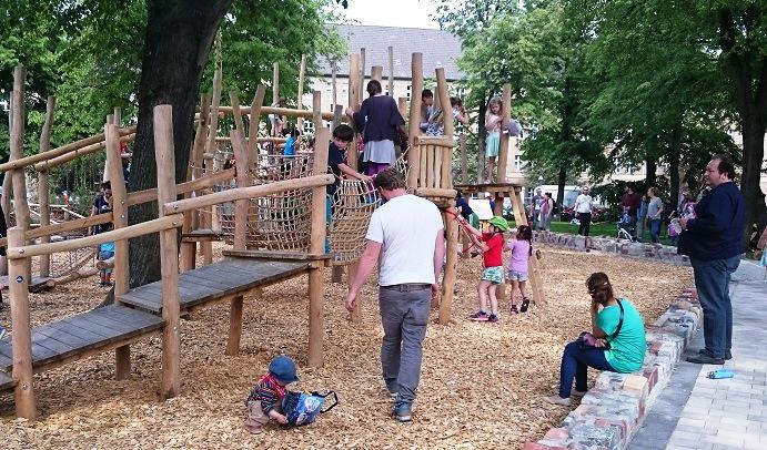 Picture: Playground at Zeppelinplatz