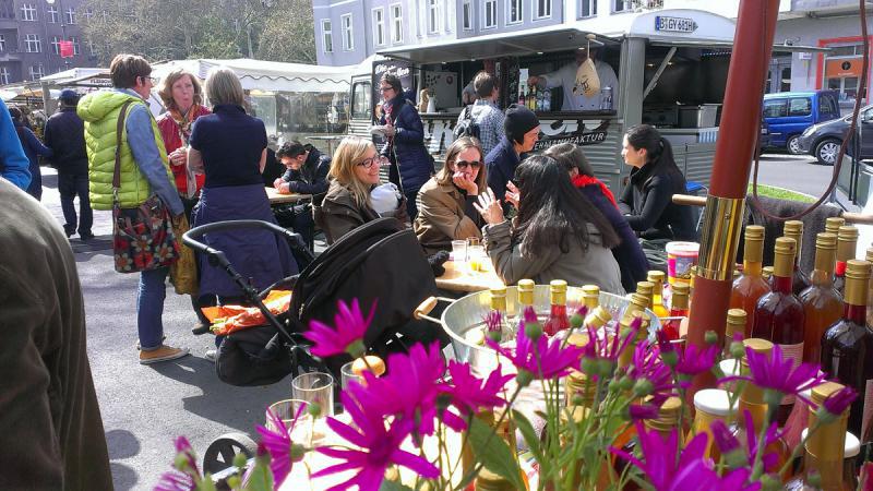 Foto: Wochenmarkt am Südstern / diemarktplaner