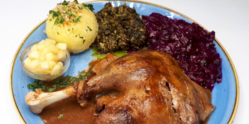 Foto: Gänsebraten-Genuss im EBERT Restaurant & Bar